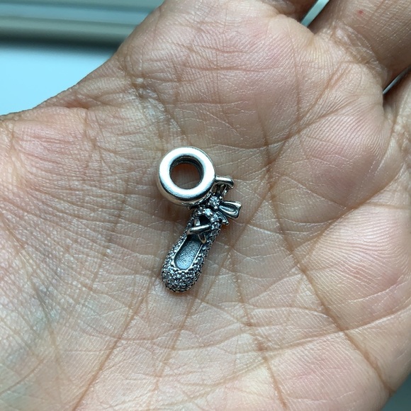 ❤️Pandora ballerina CZ slipper shoe dangle charm - Picture 9 of 12